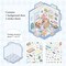 Isometric Sticker Activity Pack of 4 Styles, Cute Sticker Scenes with Tweezers, Adorabilities